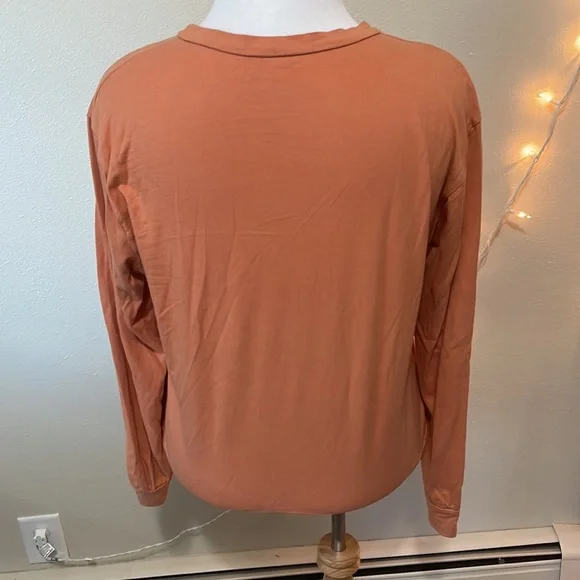 Beautiful Life Beautiful Soul Tied Long Sleeve Shirt w/ Floral Design.Large. - Picture 4 of 7